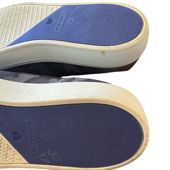 Rothy's Women's Camo Slip-On Sneakers Size 10 Gray & Black Recycled Materials - Picture 13 of 13